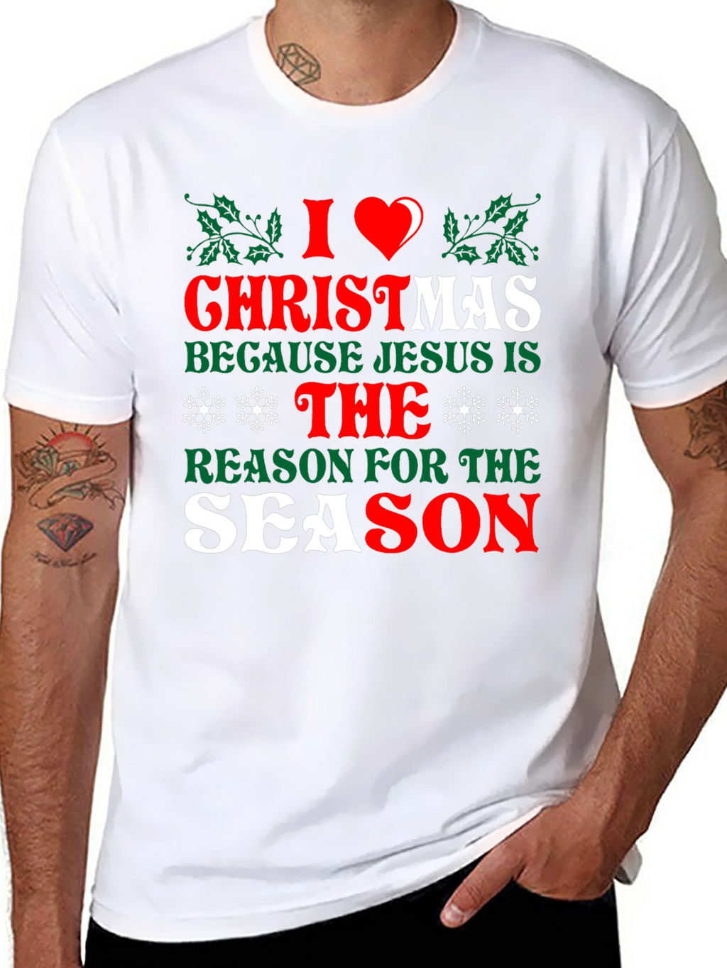 I Heart Christmas Graphic Tee