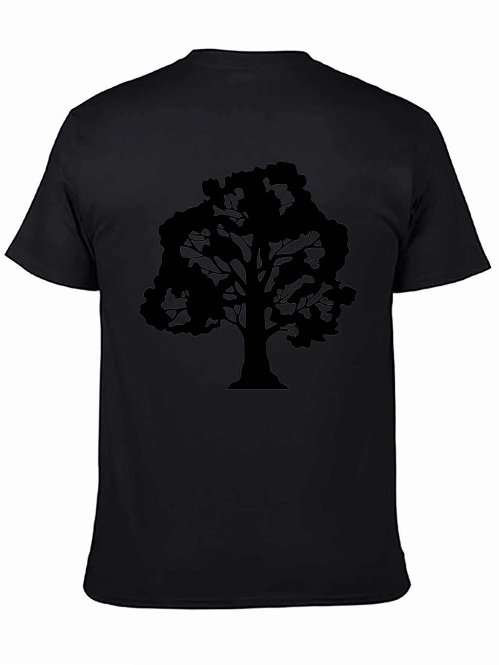 Black Tree Graphic Tee - Stylish Nature Inspired Design