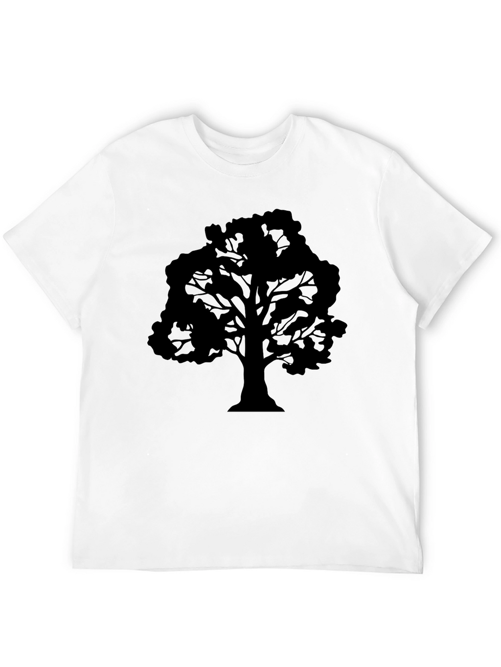 Black Tree Graphic Tee - Stylish Nature Inspired Design