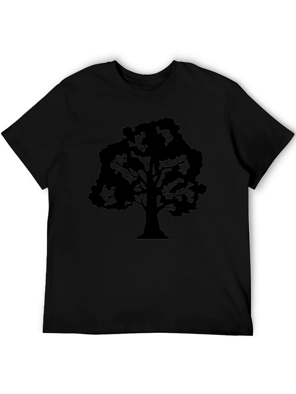 Black Tree Graphic Tee - Stylish Nature Inspired Design