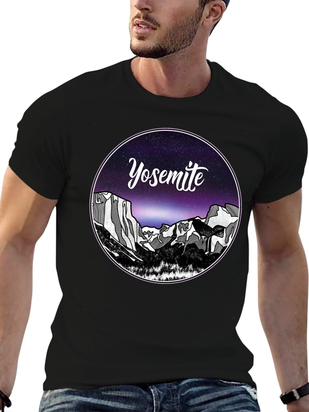 Yosemite Night Sky Graphic Tee