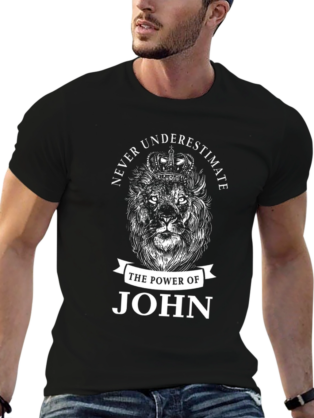 Never Underestimate John Lion T-Shirt
