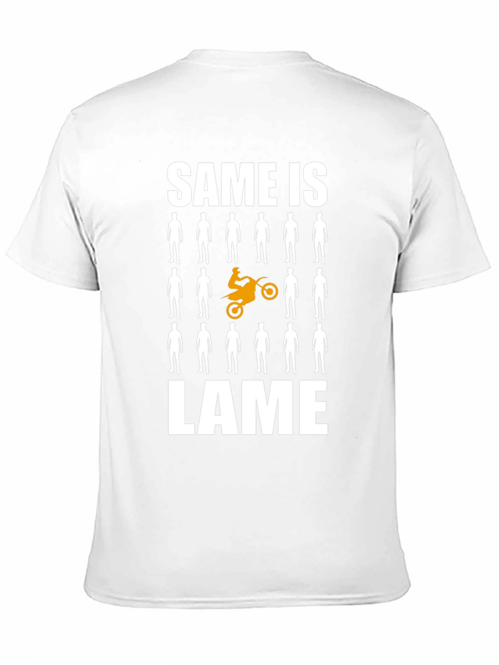 Unique Motorcycle T-Shirt - Same is Lame Design