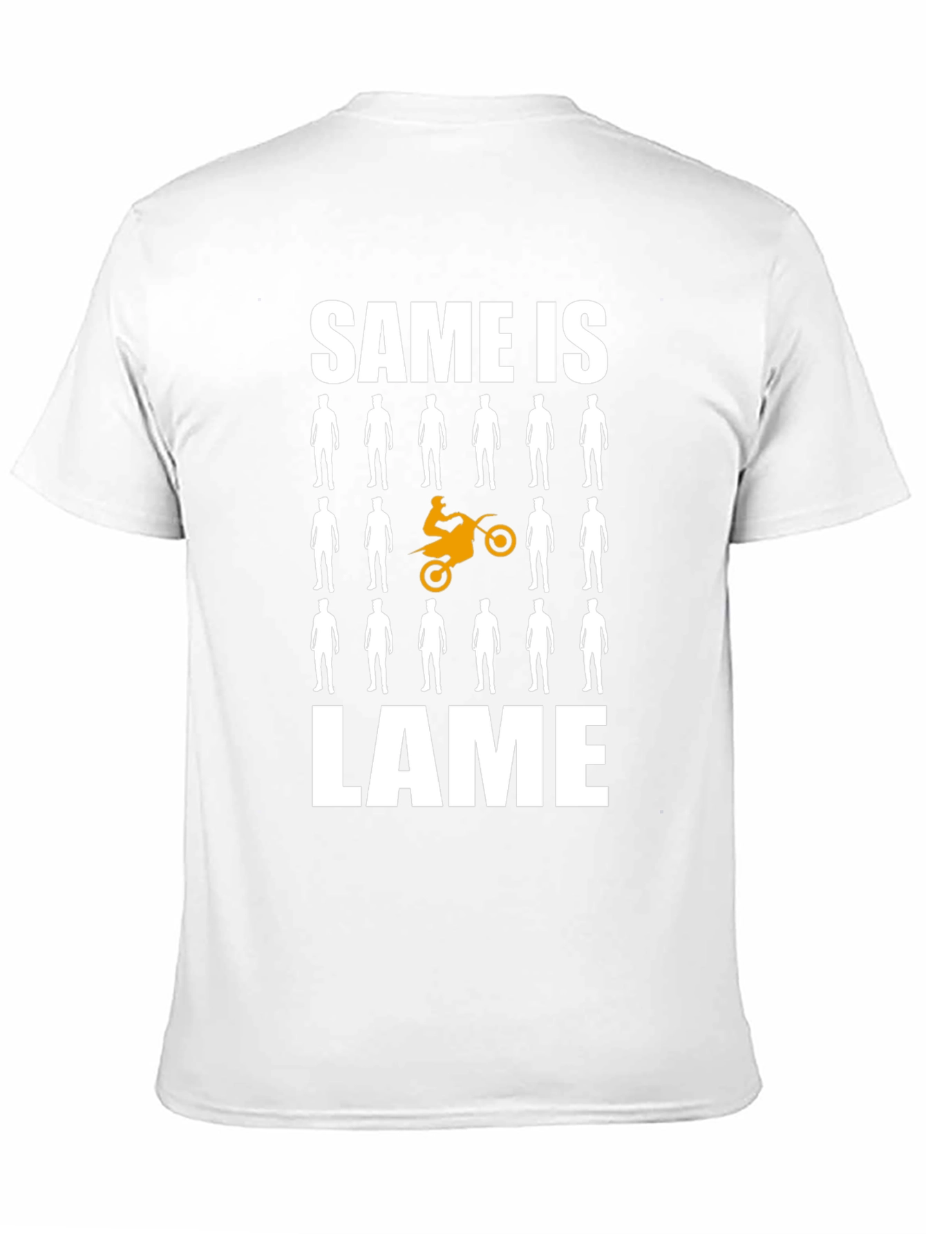 Unique Motorcycle T-Shirt - Same is Lame Design