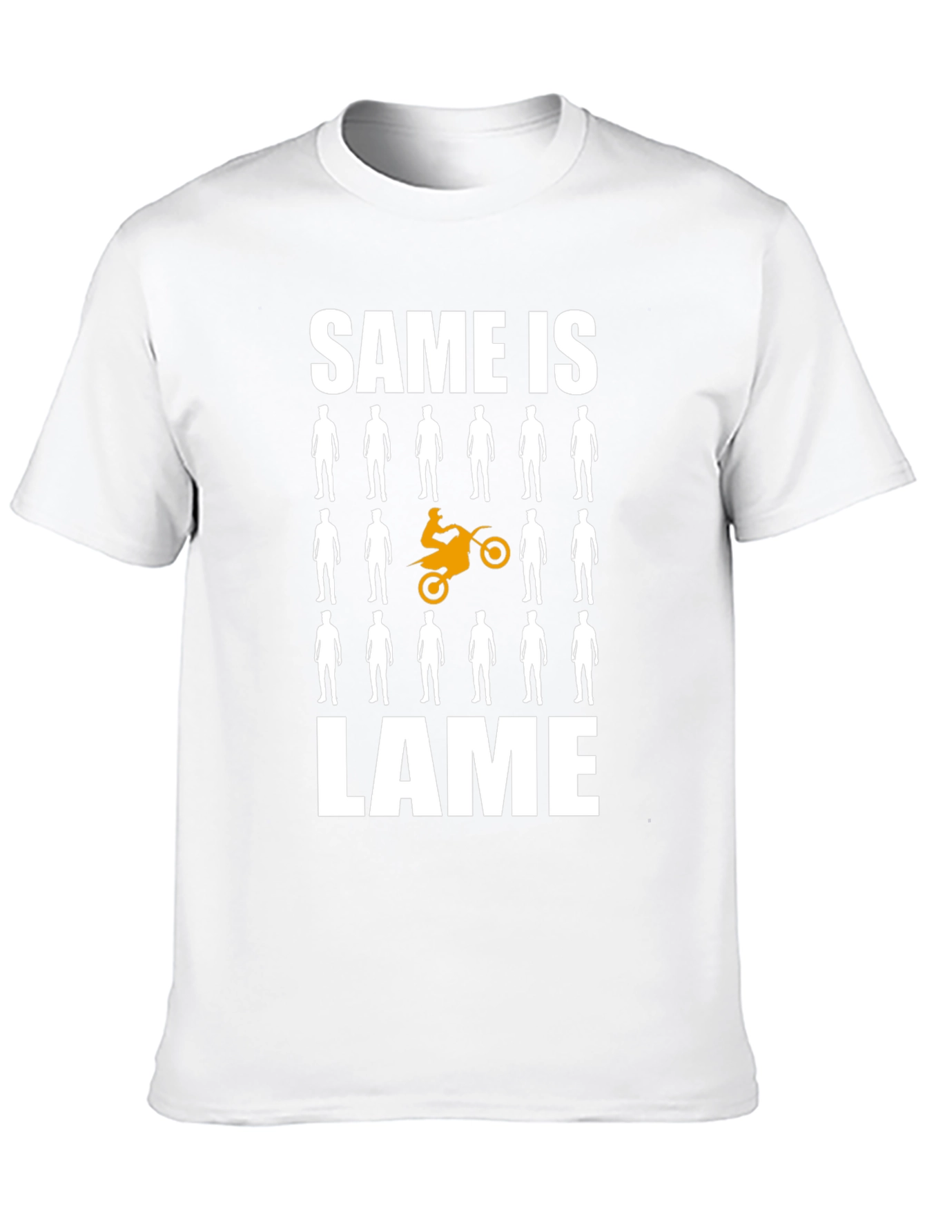 Unique Motorcycle T-Shirt - Same is Lame Design