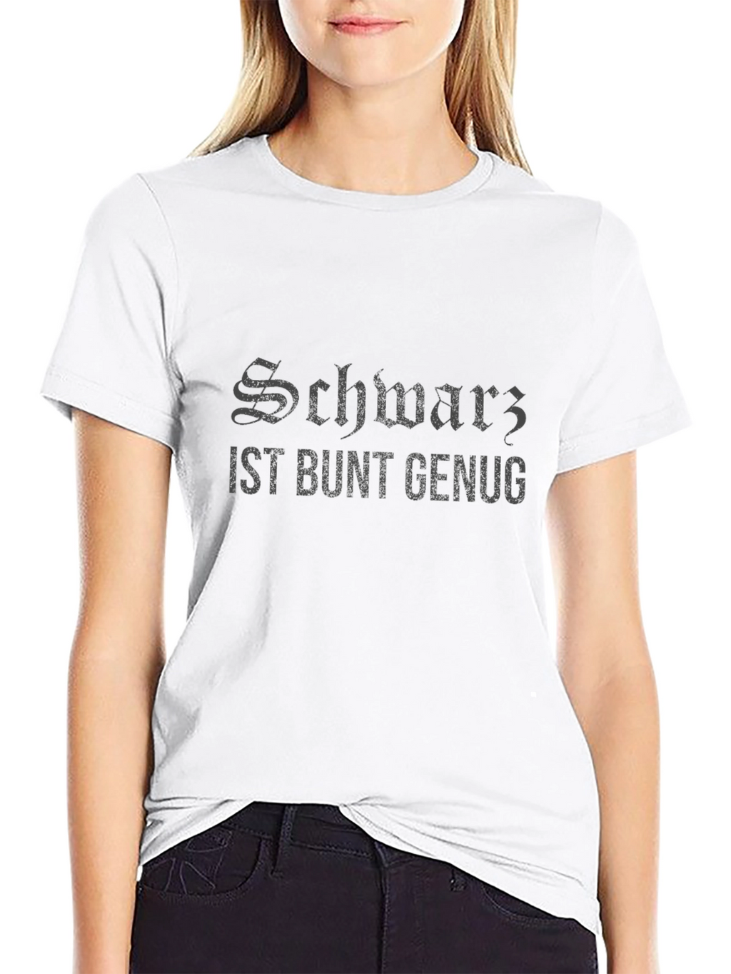 Schwarz Ist Bunt Genug Graphic T-Shirt
