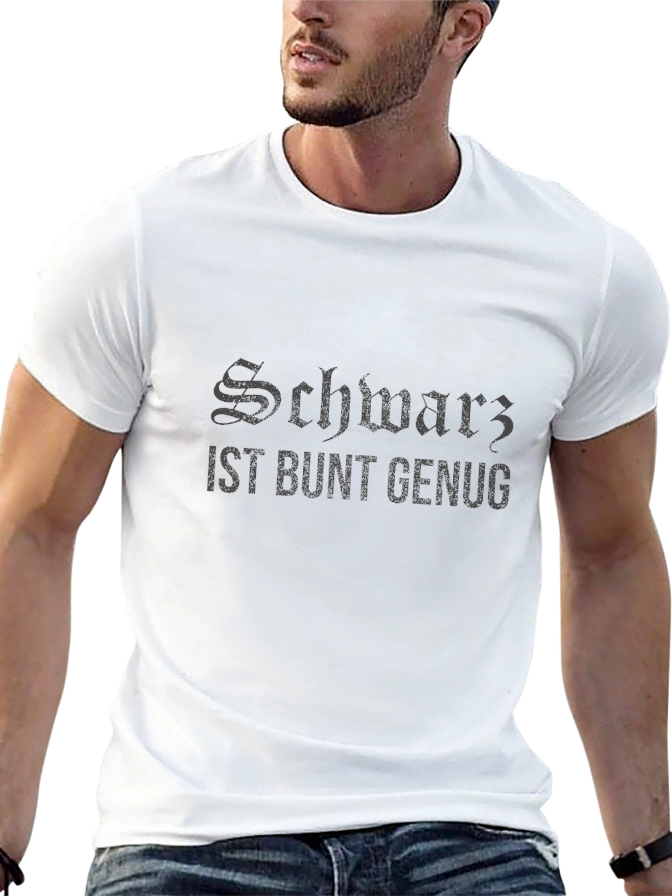 Schwarz Ist Bunt Genug Graphic T-Shirt