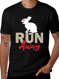 Run Away Rabbit Graphic Tee
