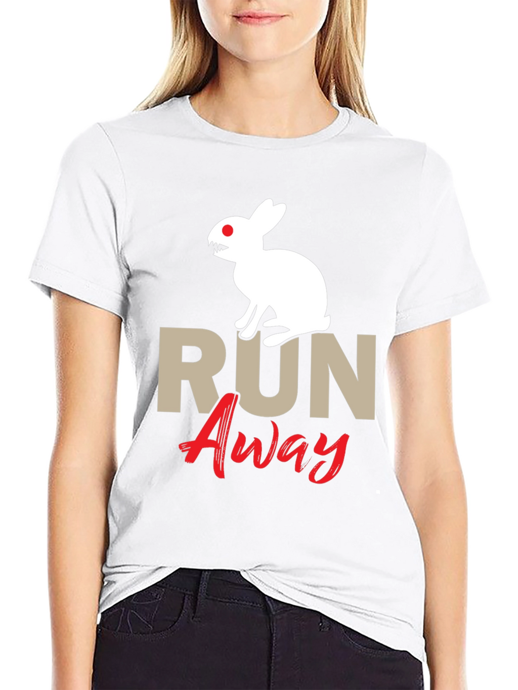Run Away Rabbit Graphic Tee
