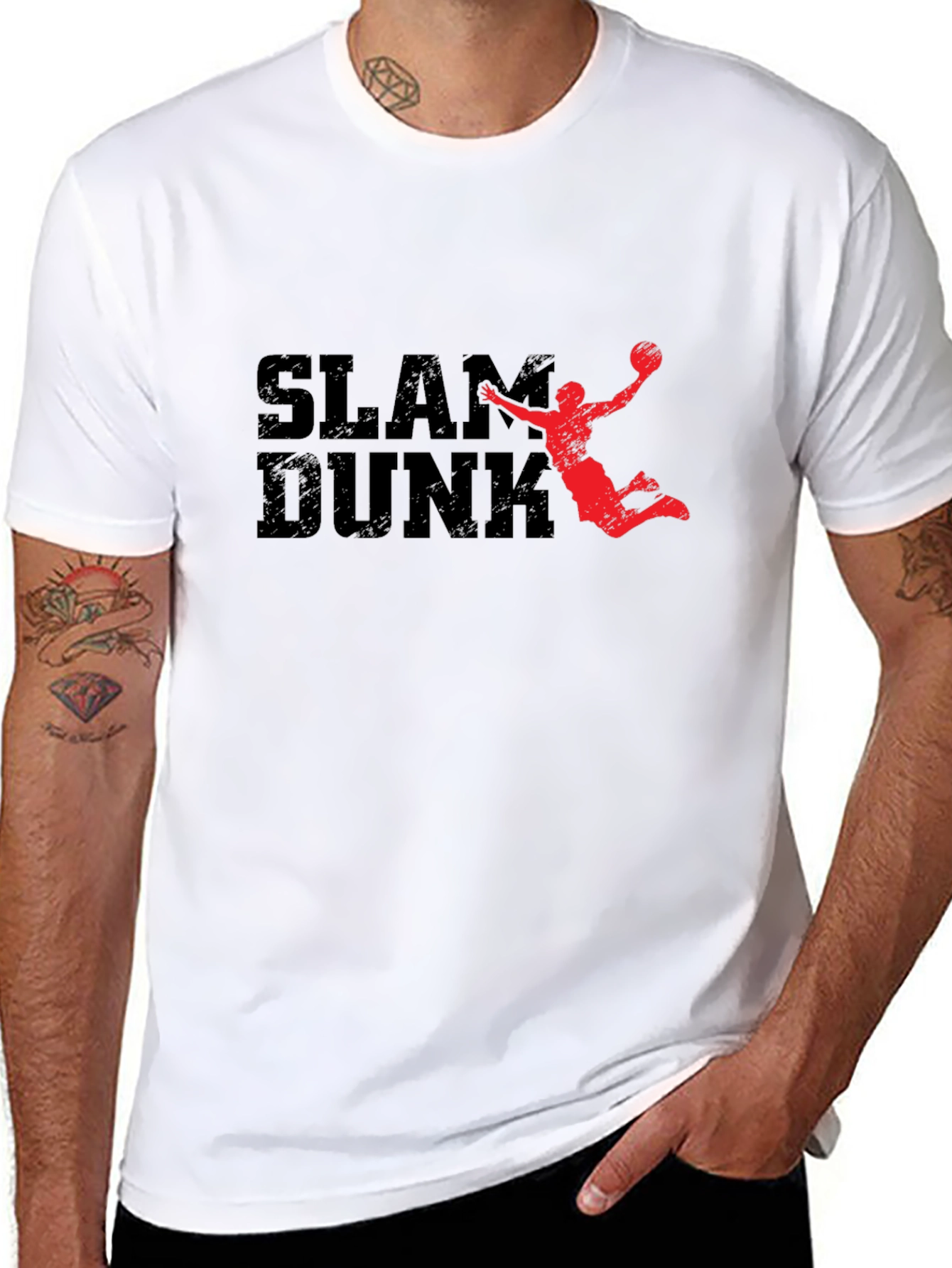 Slam Dunk Graphic Print T-Shirt