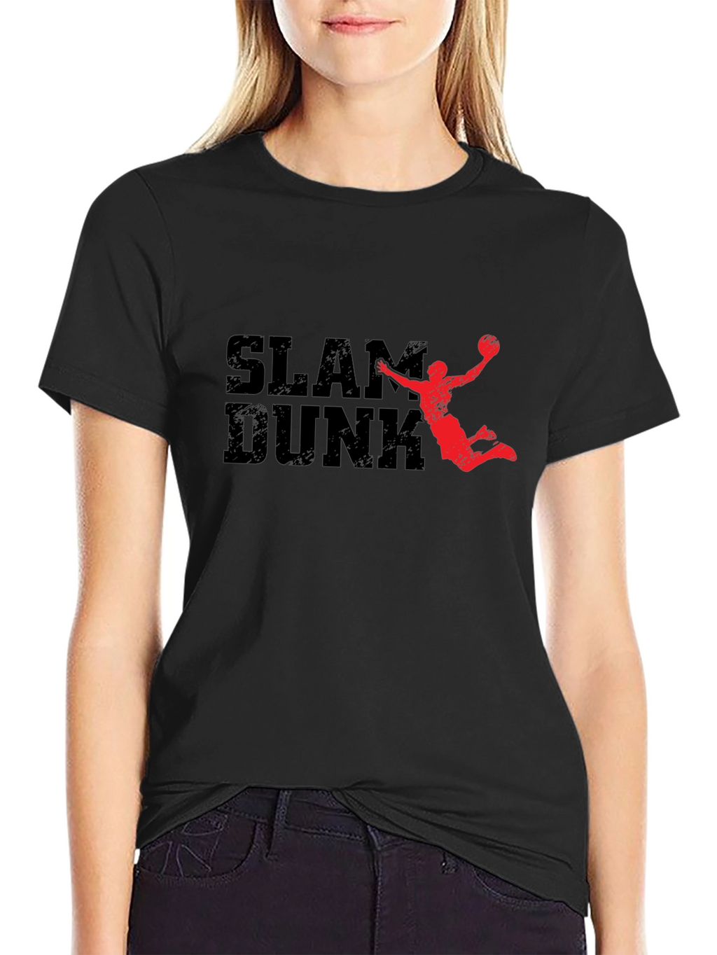 Slam Dunk Graphic Print T-Shirt
