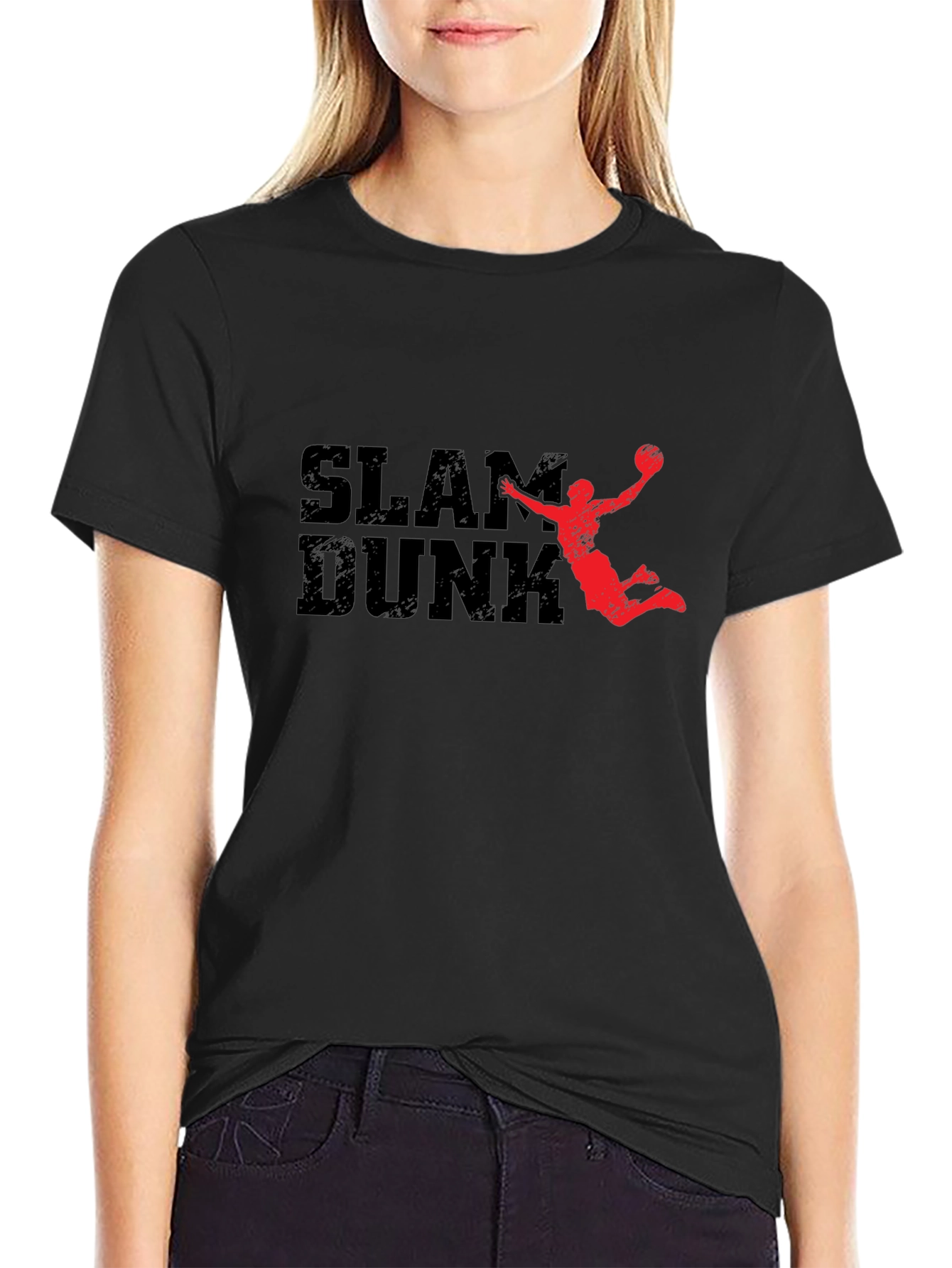Slam Dunk Graphic Print T-Shirt