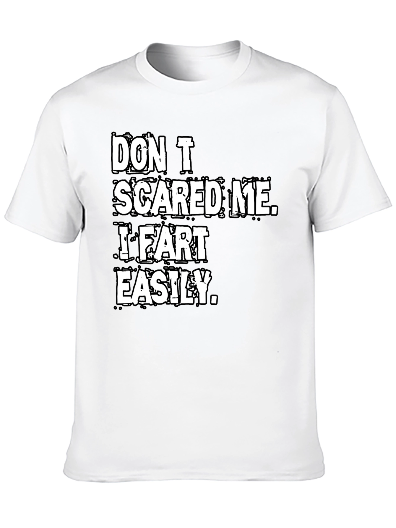 Funny I Fart Easily Black Graphic Tee