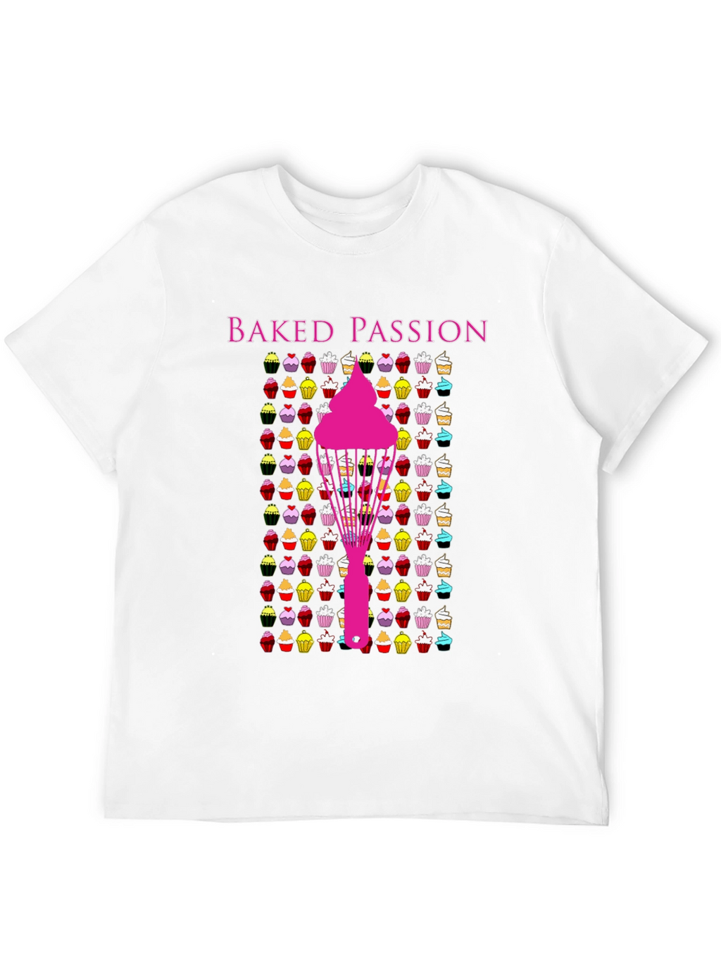Baked Passion Graphic Tee - Cupcake Lovers T-Shirt