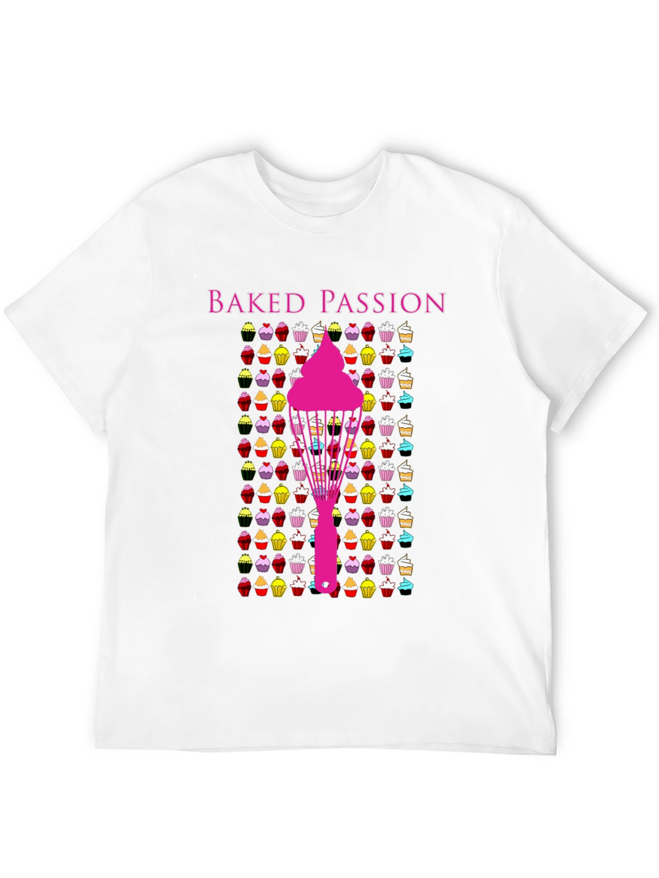 Baked Passion Graphic Tee - Cupcake Lovers T-Shirt