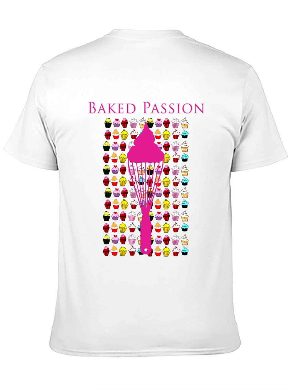 Baked Passion Graphic Tee - Cupcake Lovers T-Shirt