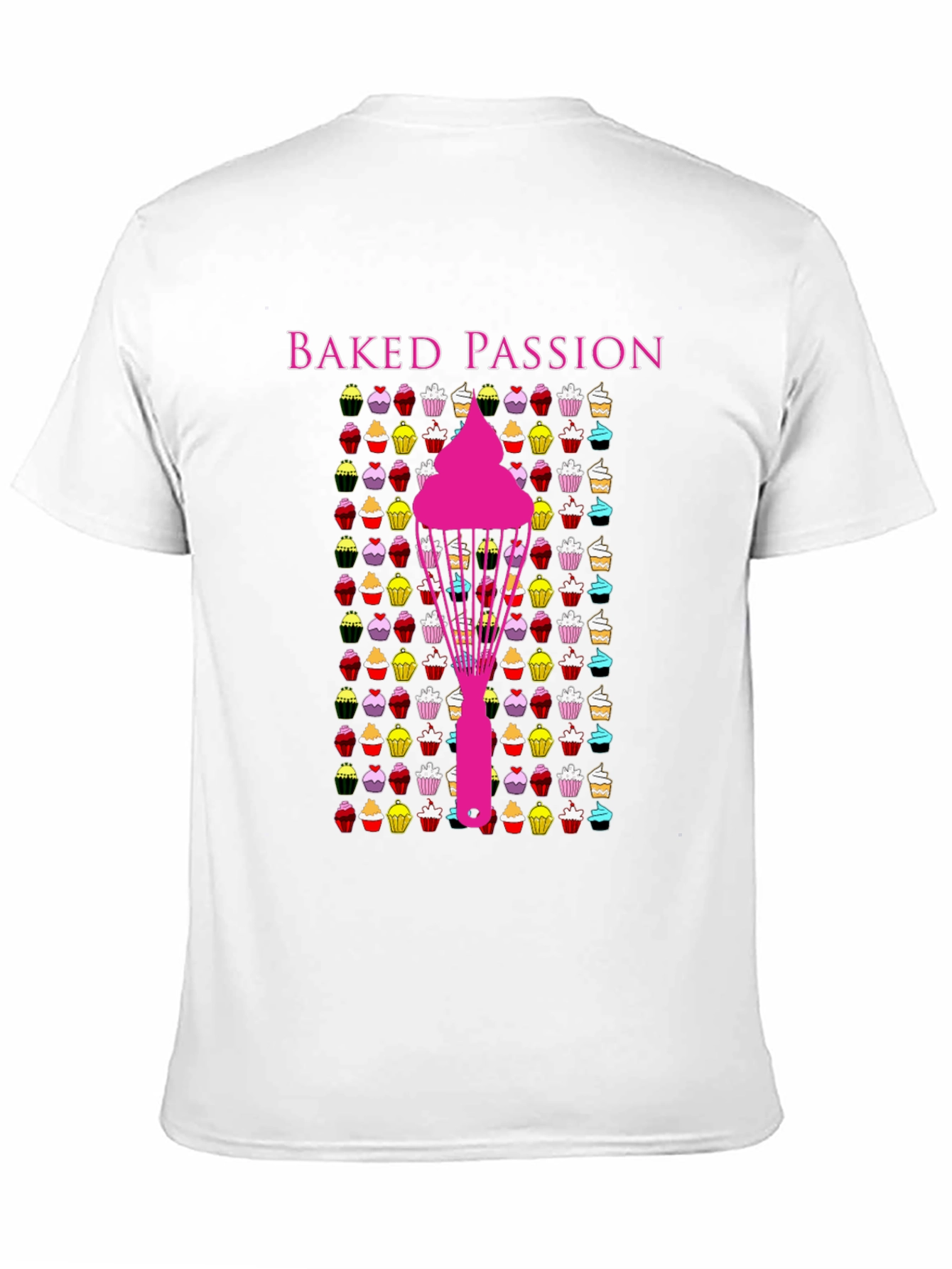 Baked Passion Graphic Tee - Cupcake Lovers T-Shirt