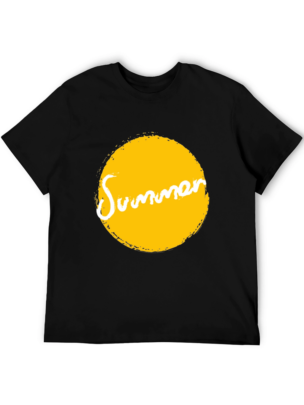Summer Sun Graphic T-Shirt - Black