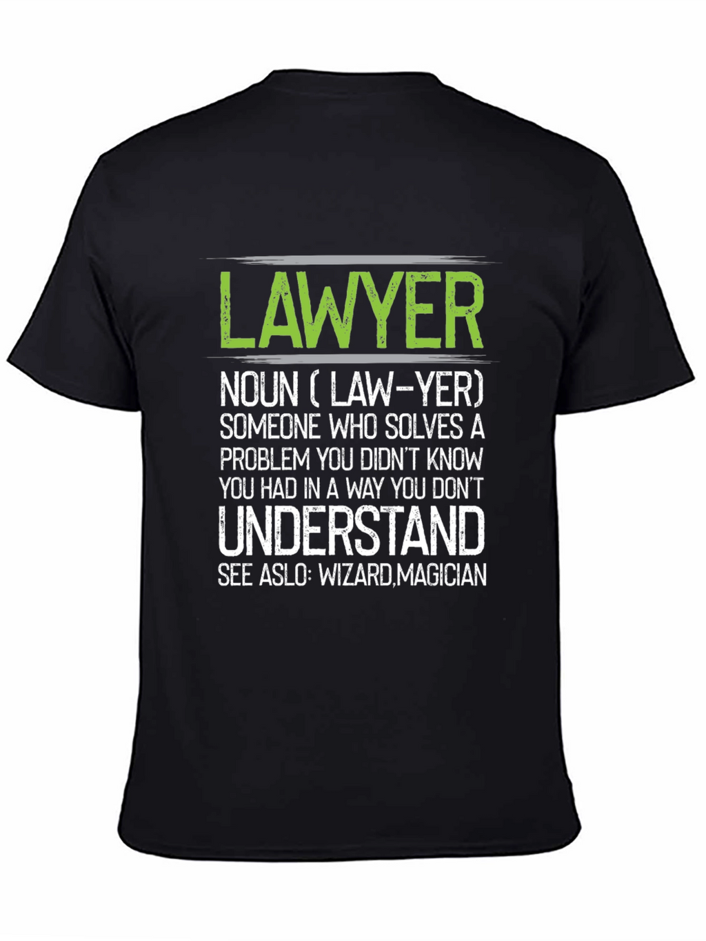 Lawyer Definition Graphic T-Shirt