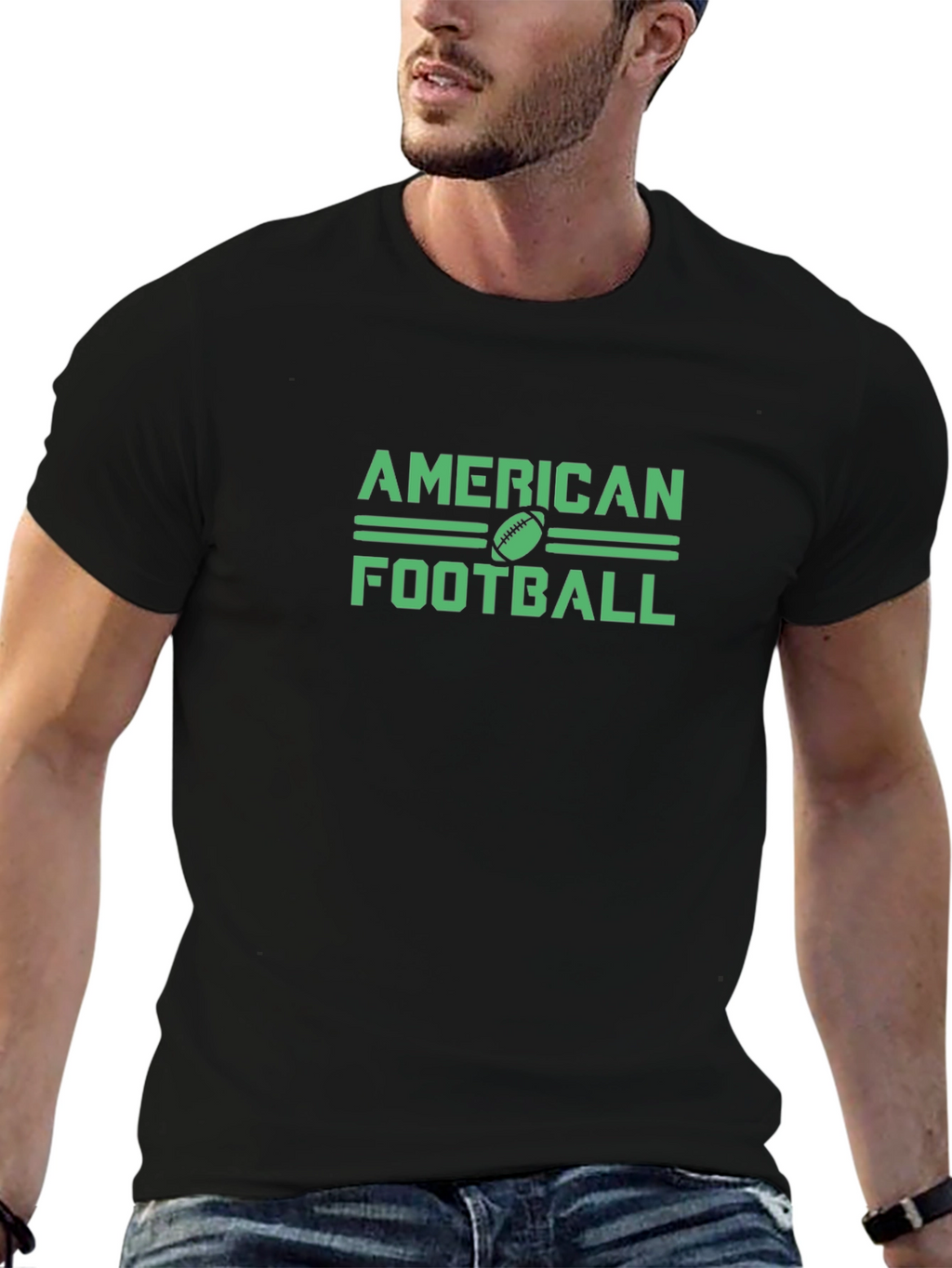 American Football Graphic T-Shirt