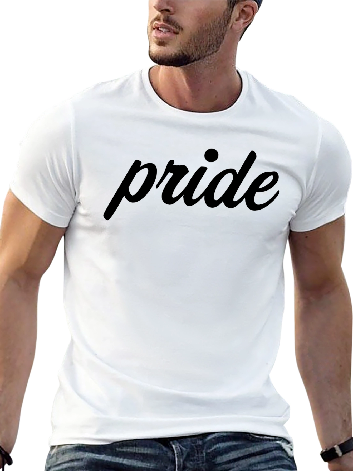 Pride Graphic Tee - Stylish Black T-Shirt