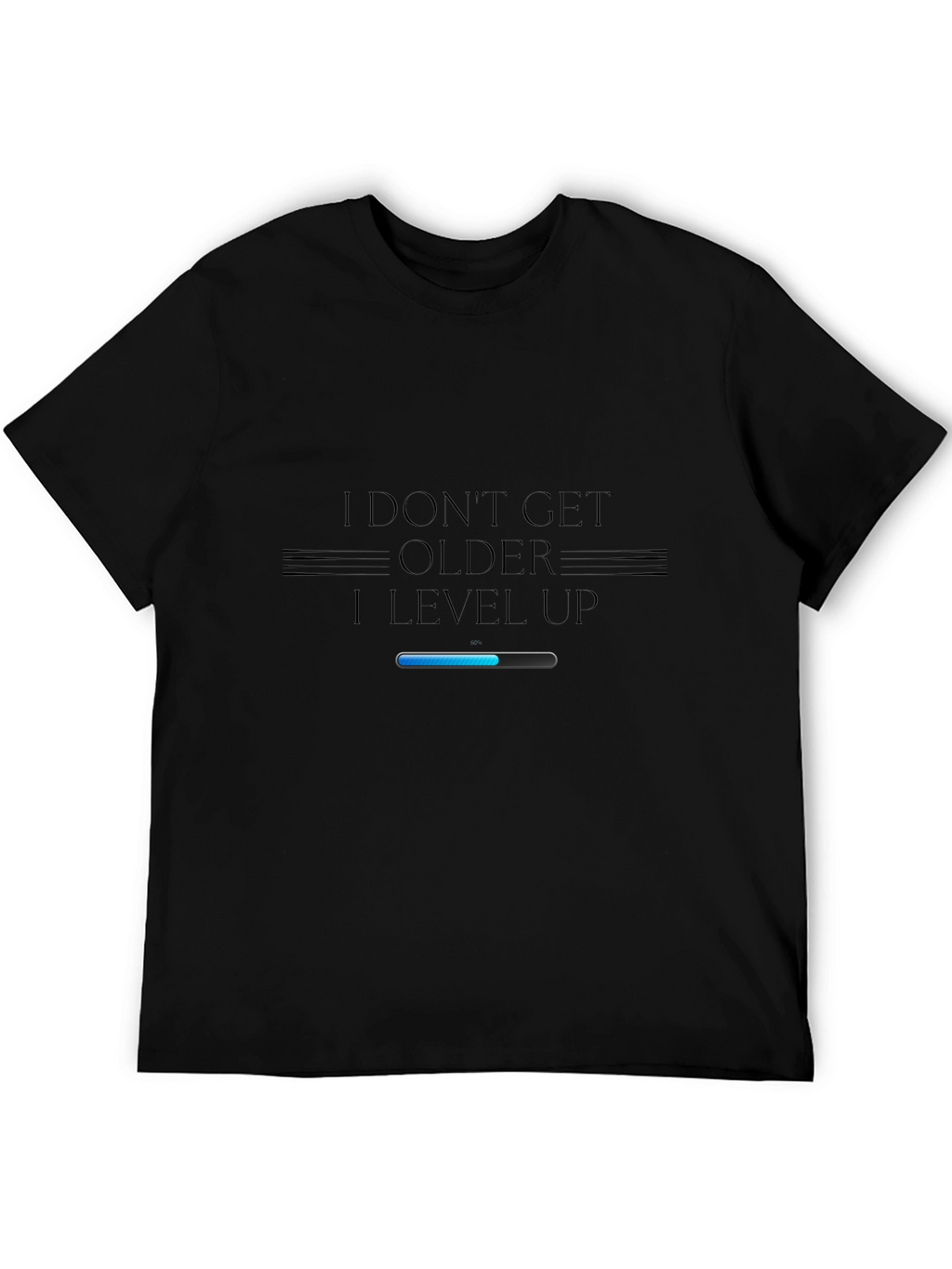 Level Up Black T-Shirt