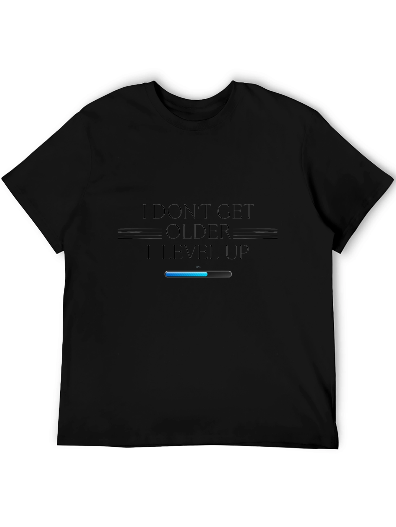 Level Up Black T-Shirt
