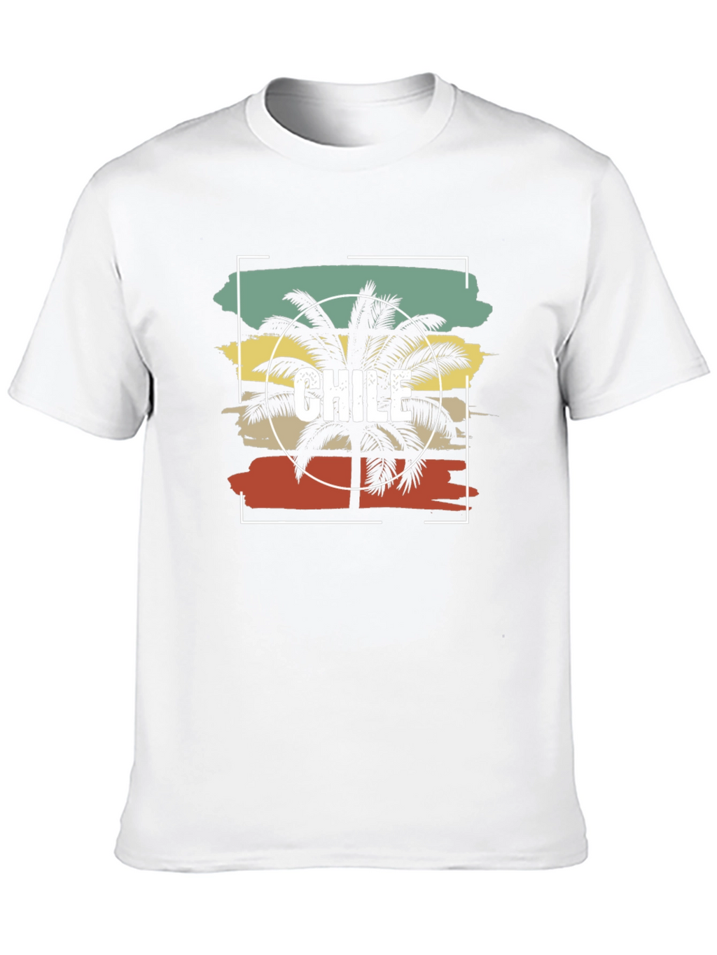 Chile Palm Tree T-Shirt - Retro Style