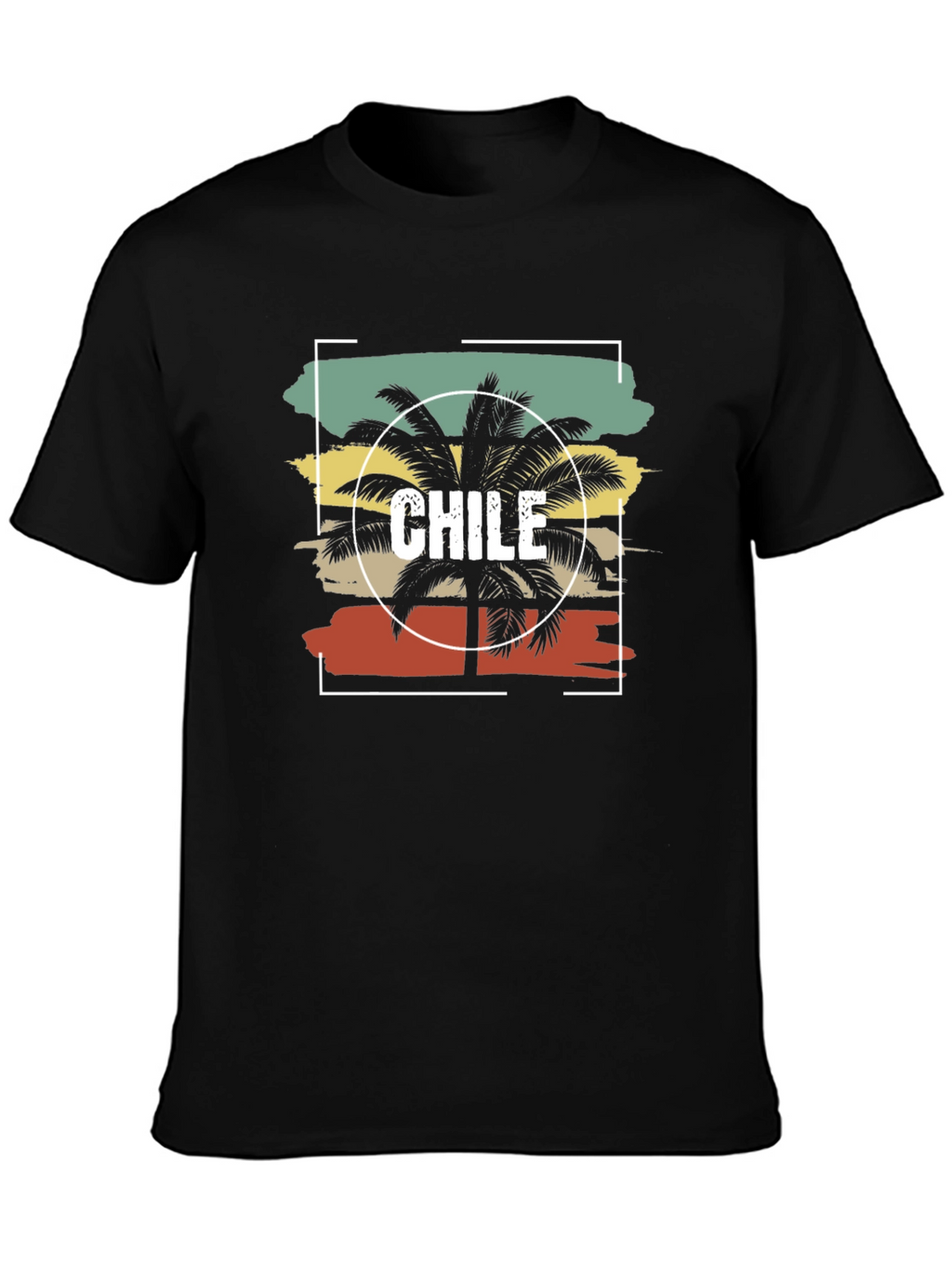 Chile Palm Tree T-Shirt - Retro Style