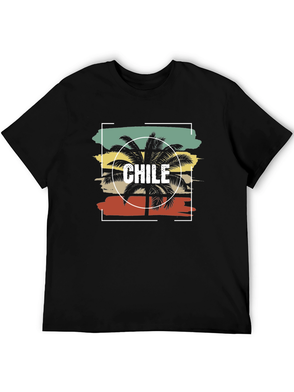 Chile Palm Tree T-Shirt - Retro Style