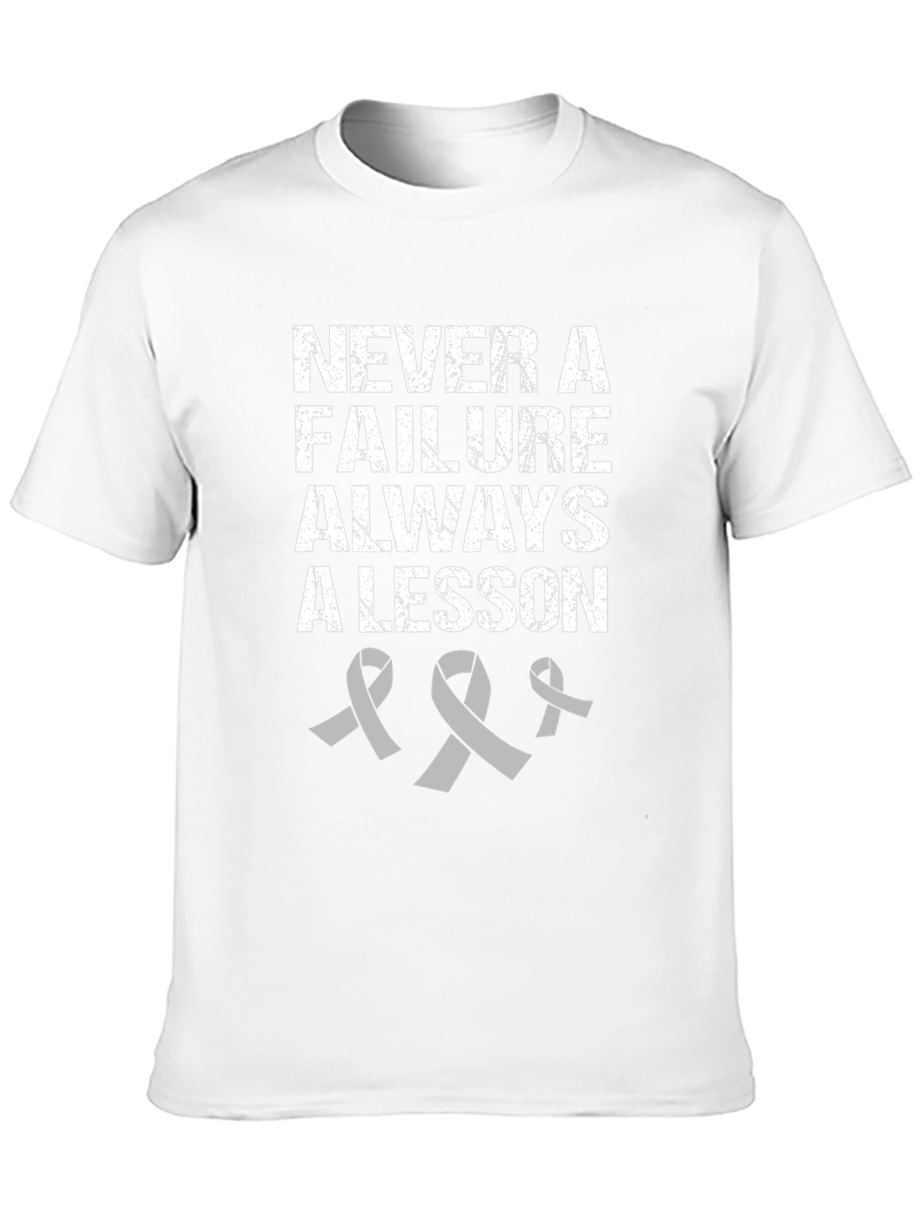Never a Failure Always a Lesson Awareness T-Shirt