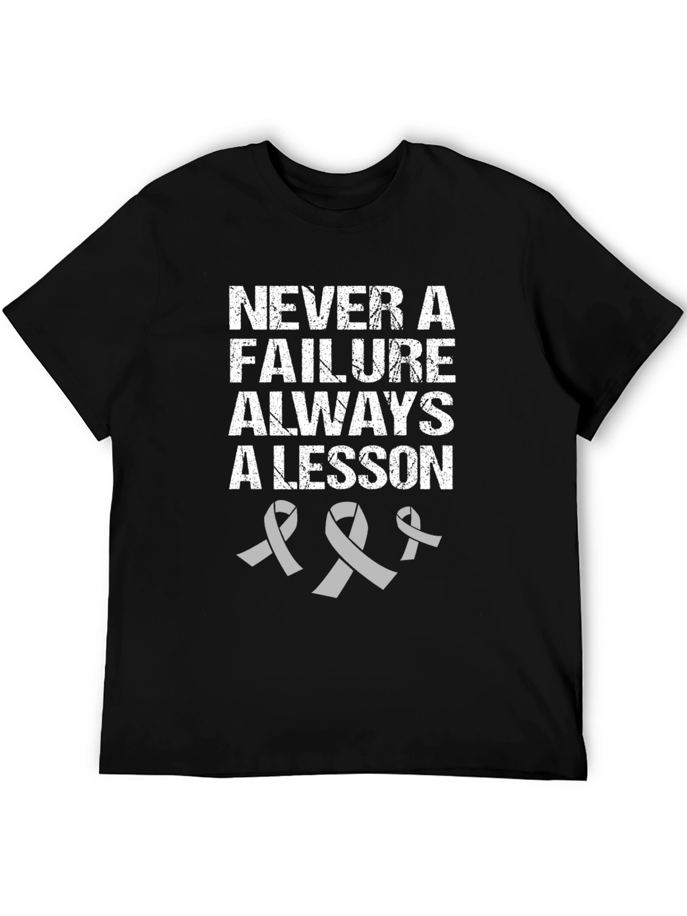 Never a Failure Always a Lesson Awareness T-Shirt