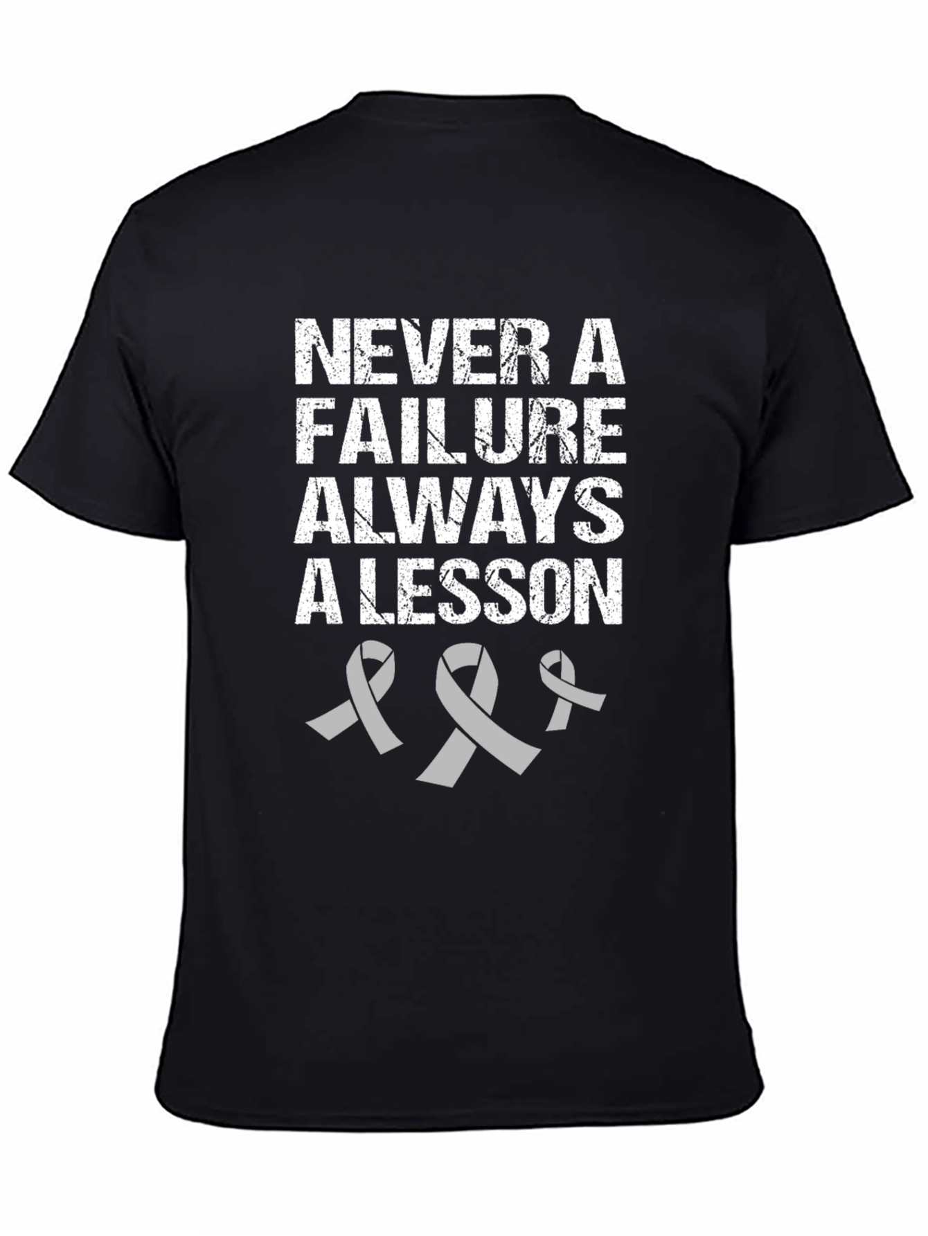 Never a Failure Always a Lesson Awareness T-Shirt