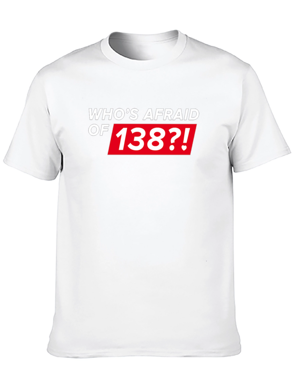 Whos Afraid of 138?! Black T-Shirt