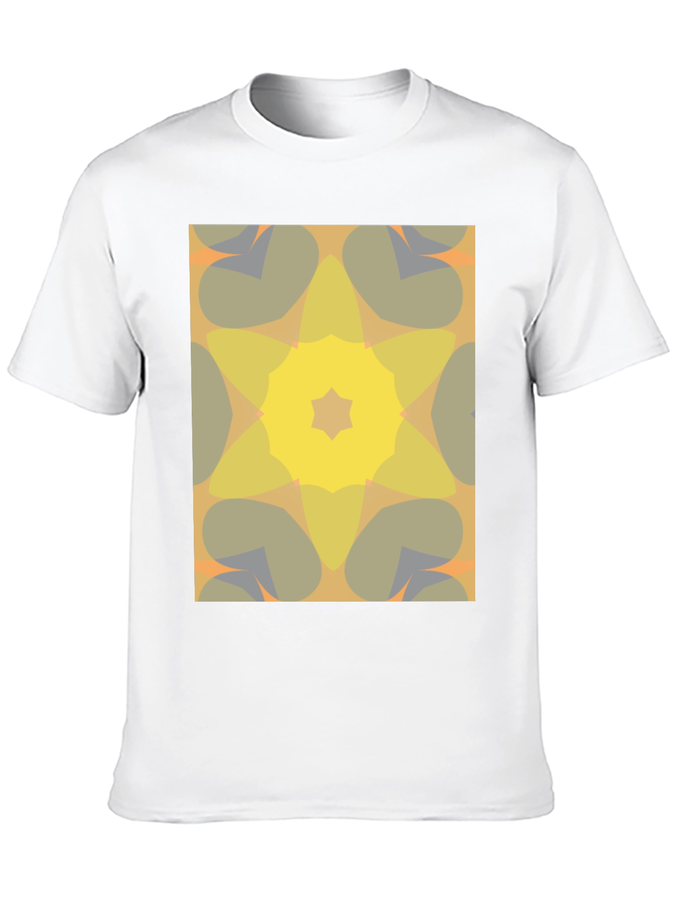 Abstract Geometric Print T-Shirt