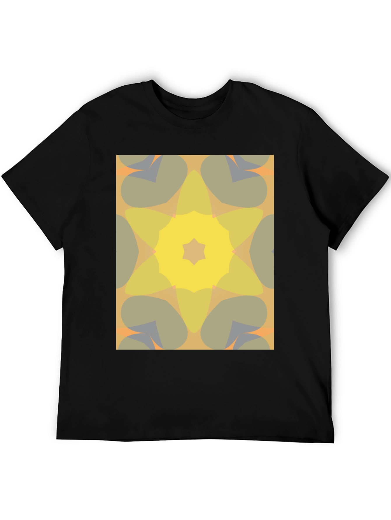 Abstract Geometric Print T-Shirt