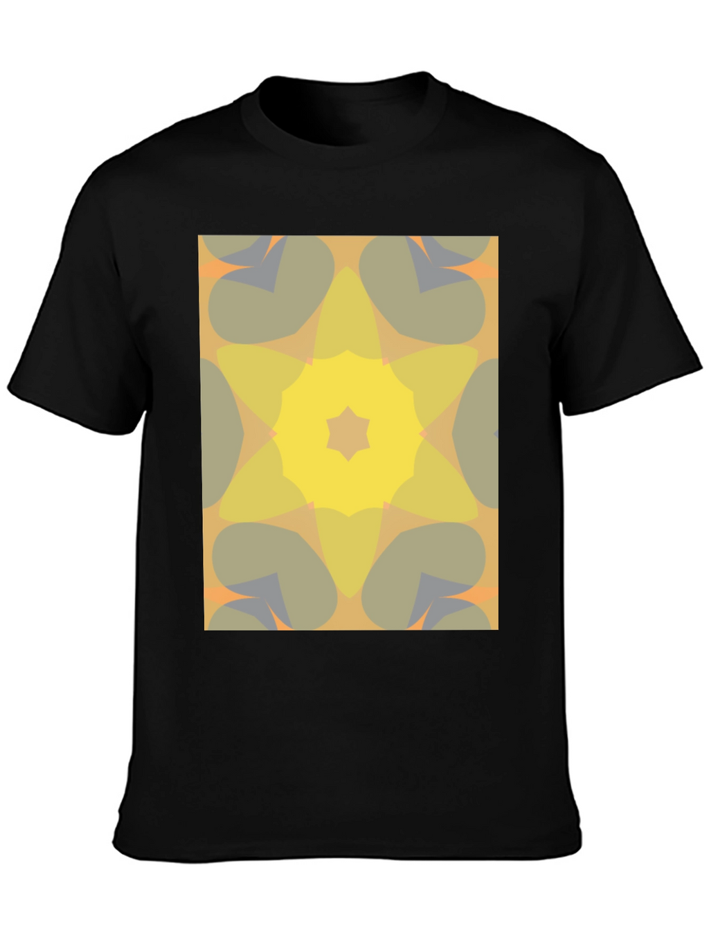 Abstract Geometric Print T-Shirt