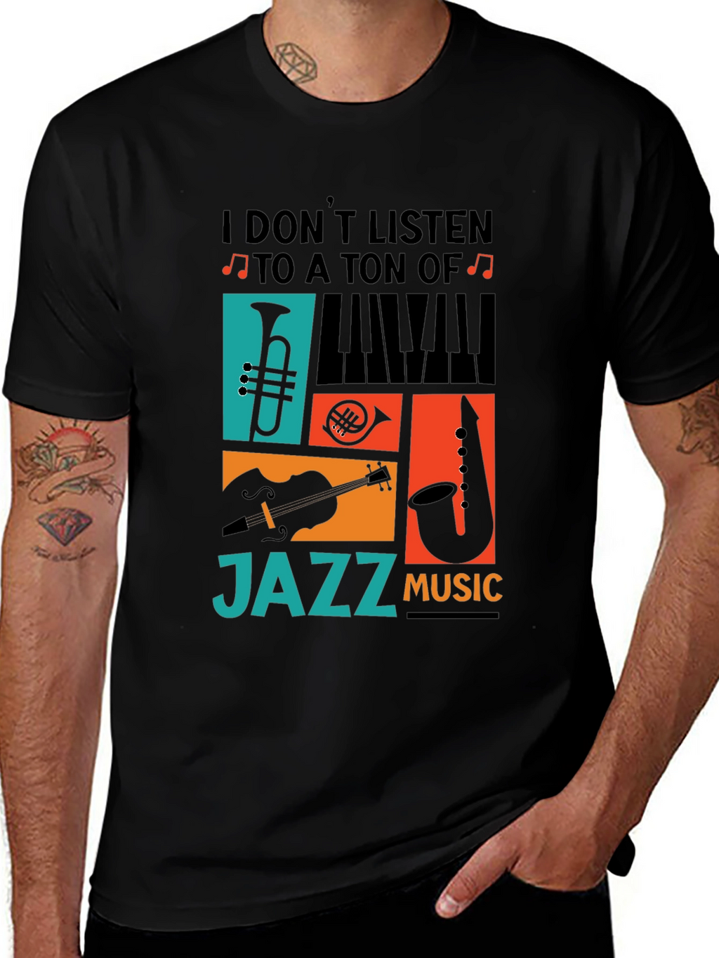 Jazz Music T-Shirt - Musician Apparel
