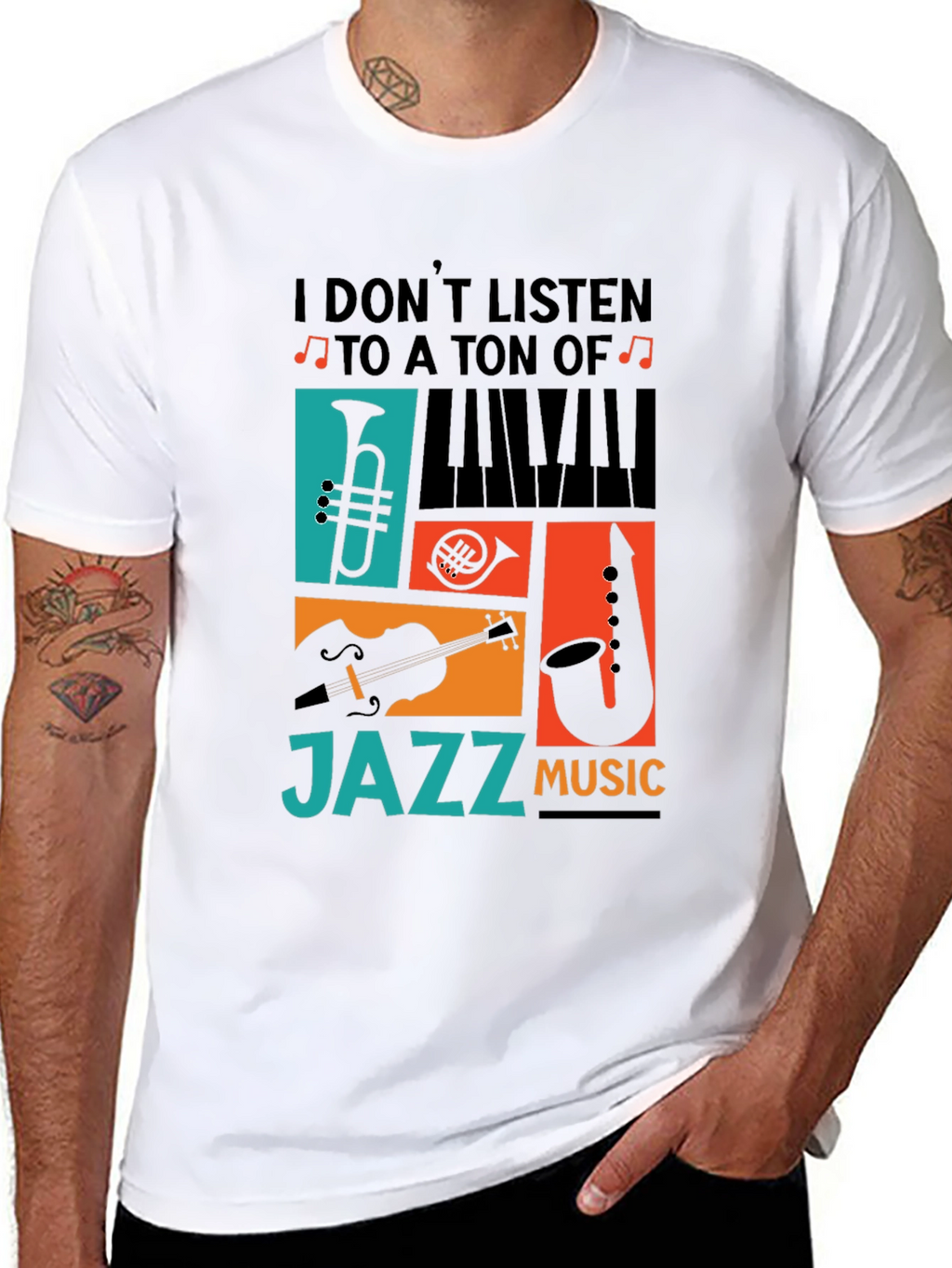 Jazz Music T-Shirt - Musician Apparel