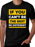 Be Different Graphic Tee - Black T-Shirt