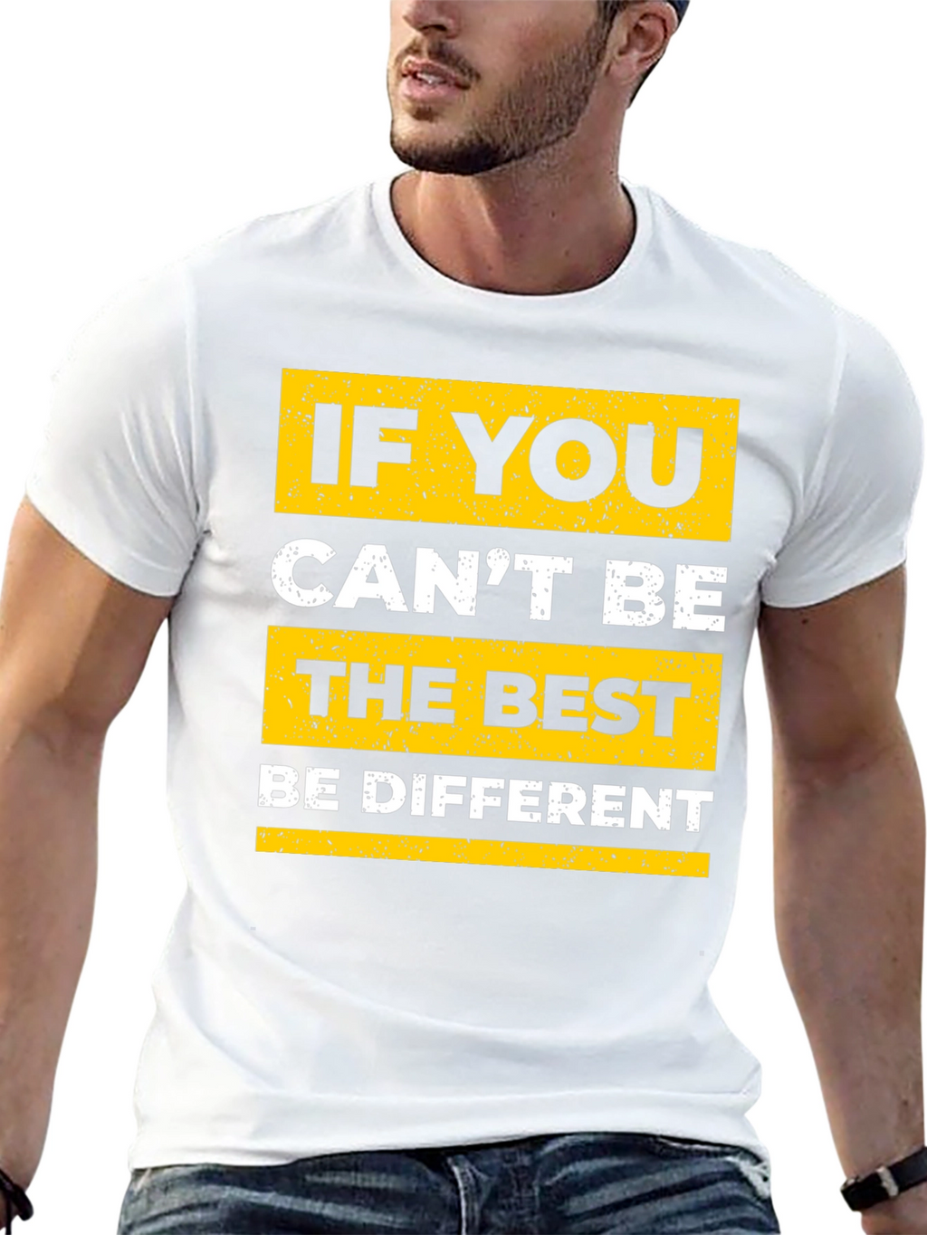 Be Different Graphic Tee - Black T-Shirt