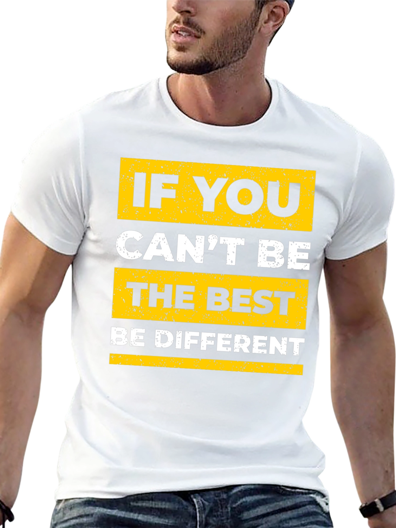 Be Different Graphic Tee - Black T-Shirt