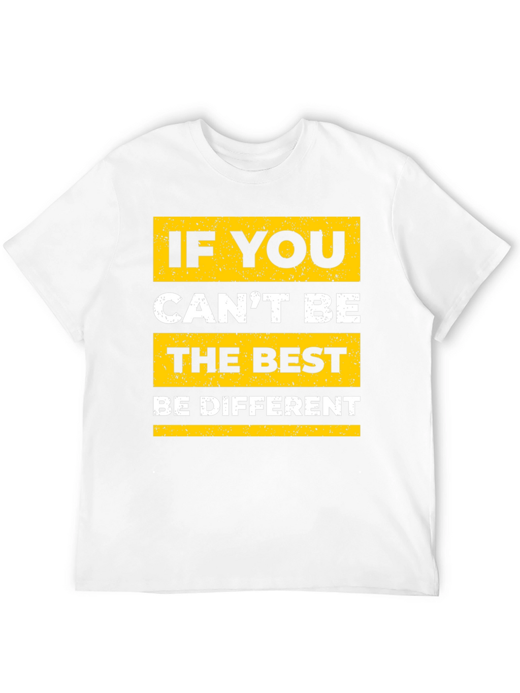 Be Different Graphic Tee - Black T-Shirt