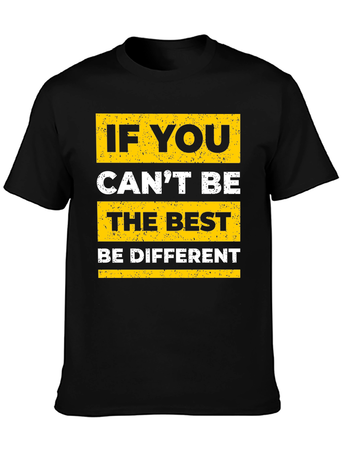 Be Different Graphic Tee - Black T-Shirt