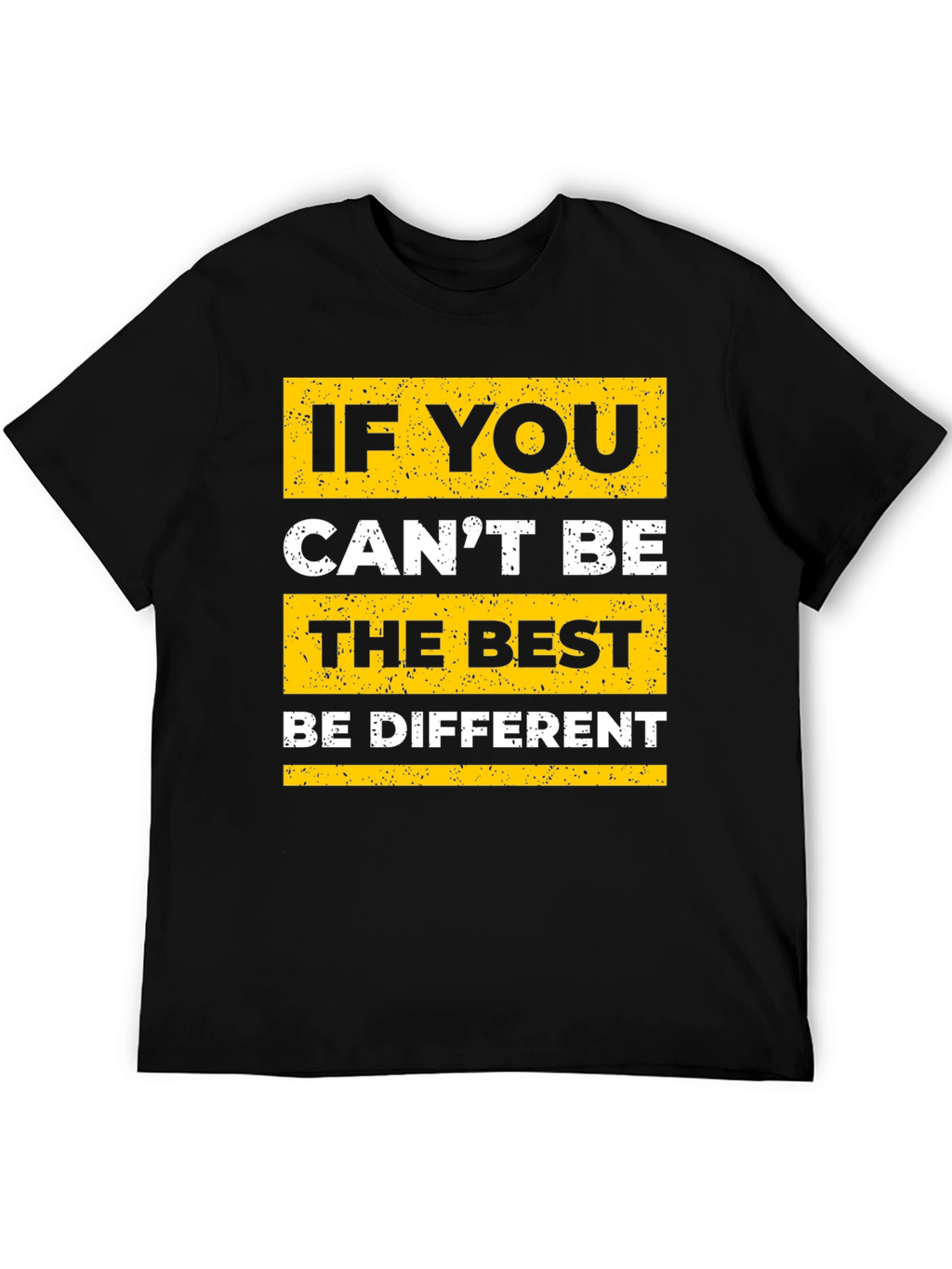 Be Different Graphic Tee - Black T-Shirt