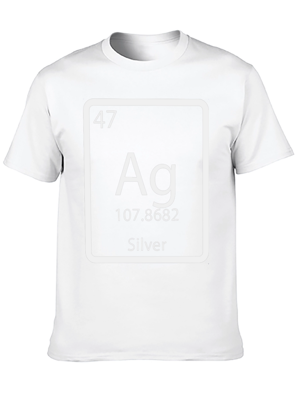 Silver Element T-Shirt - Chemistry Periodic Table Tee
