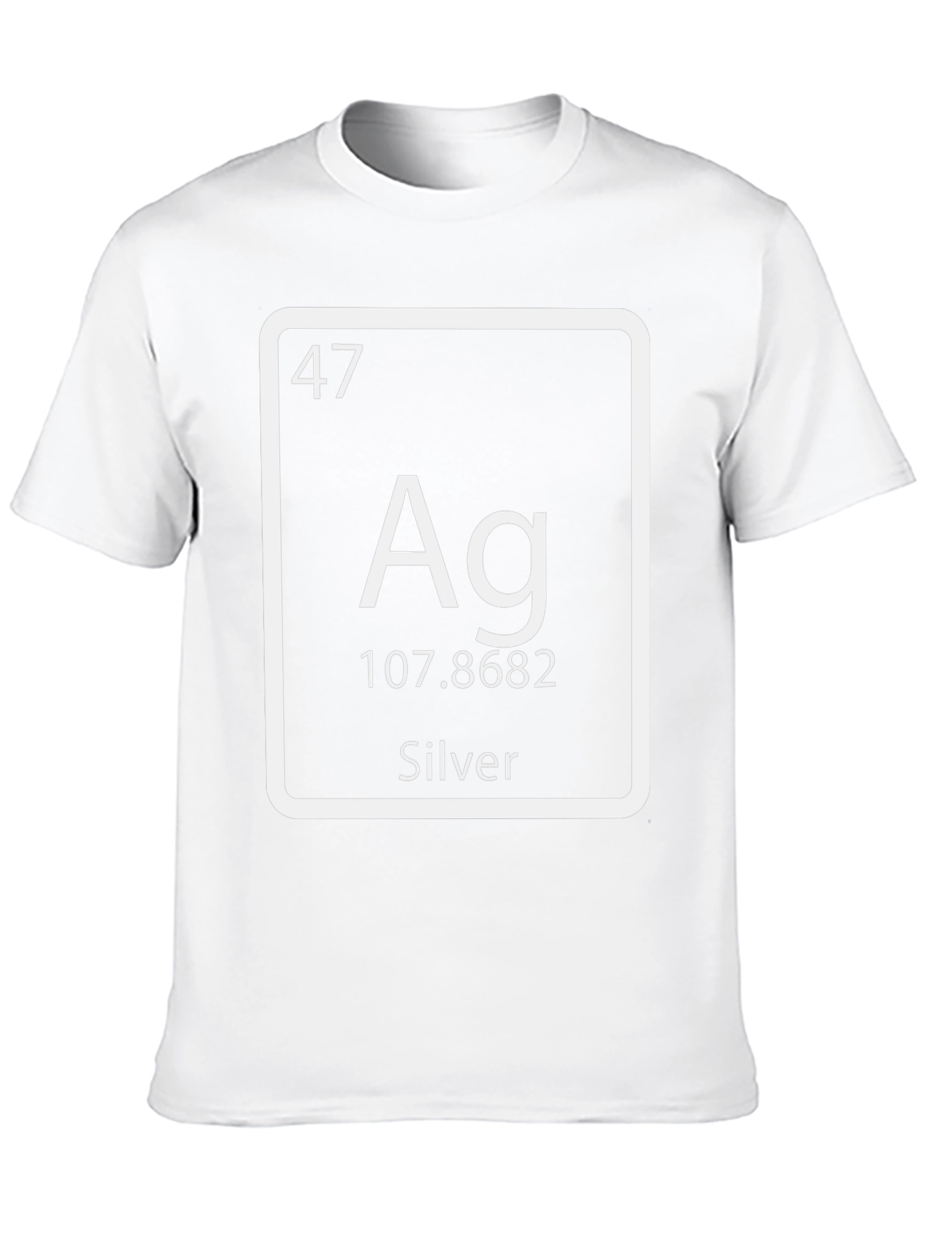 Silver Element T-Shirt - Chemistry Periodic Table Tee