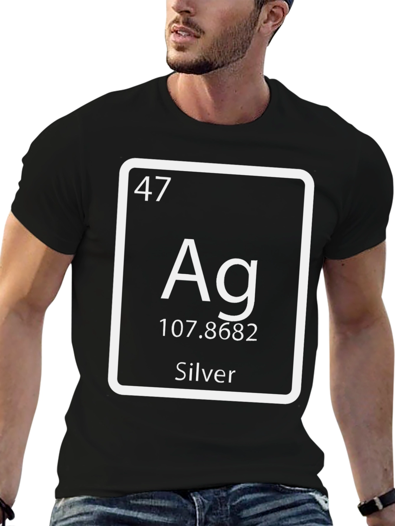 Silver Element T-Shirt - Chemistry Periodic Table Tee