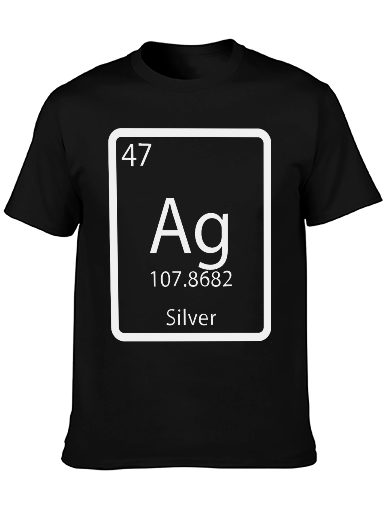 Silver Element T-Shirt - Chemistry Periodic Table Tee