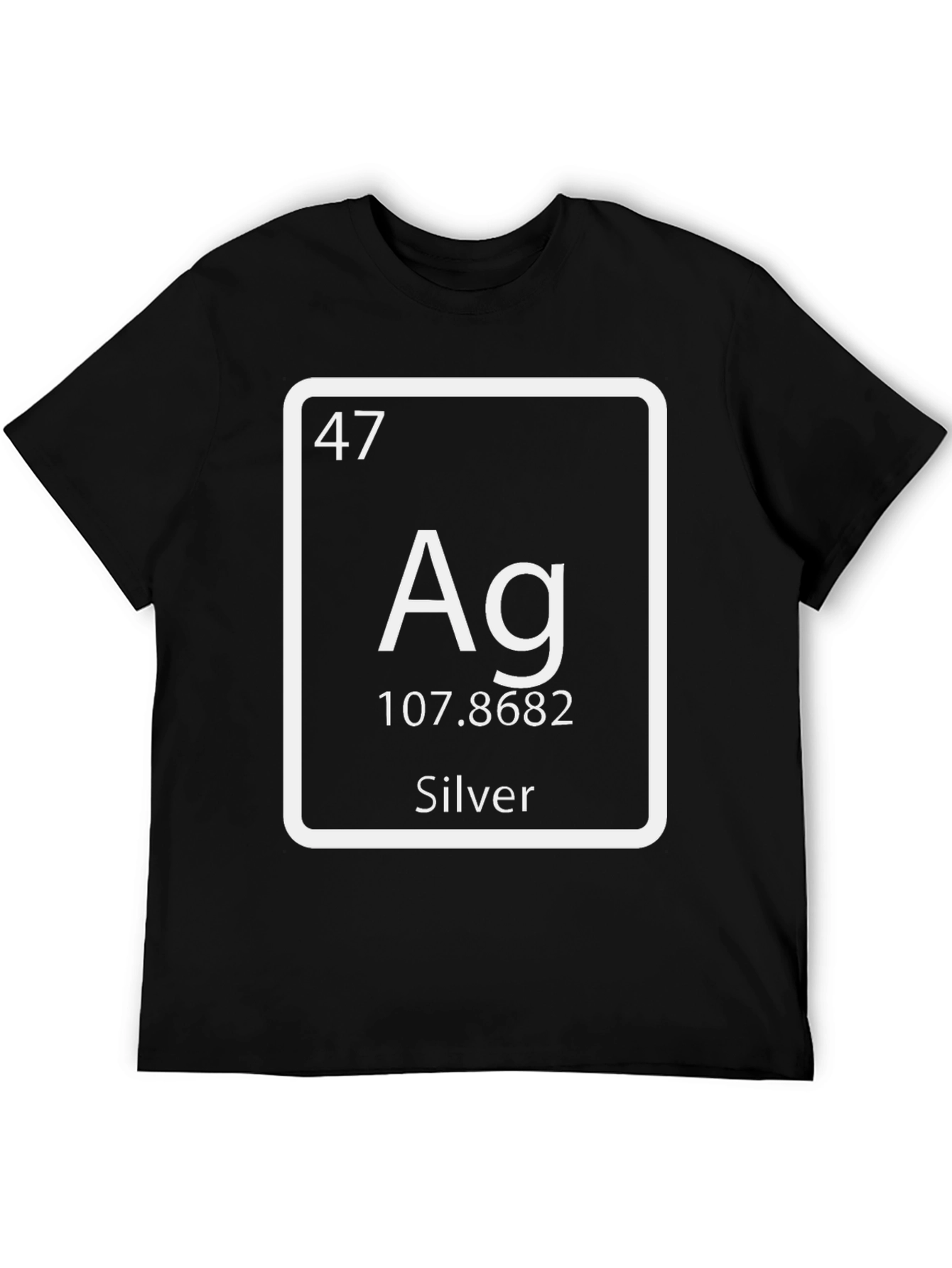 Silver Element T-Shirt - Chemistry Periodic Table Tee